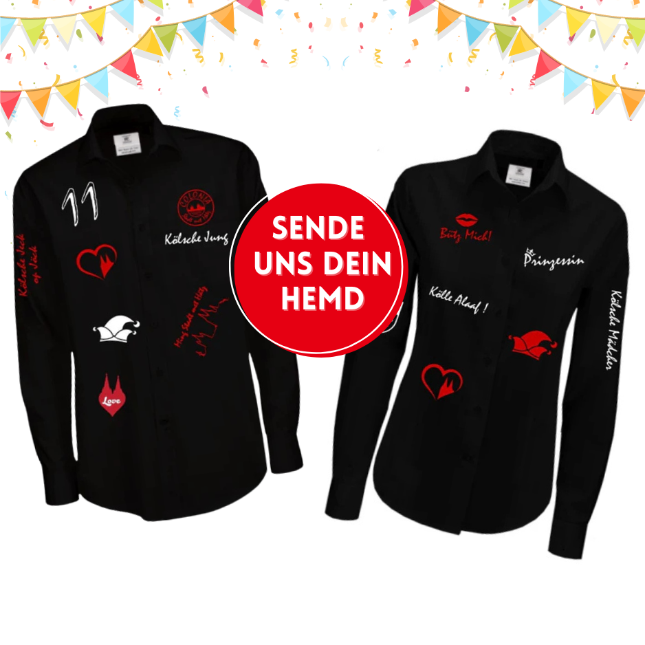 Sende uns Dein Hemd / Bluse