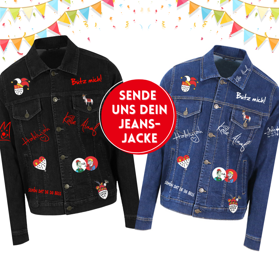Sende uns Deine Jeansjacke