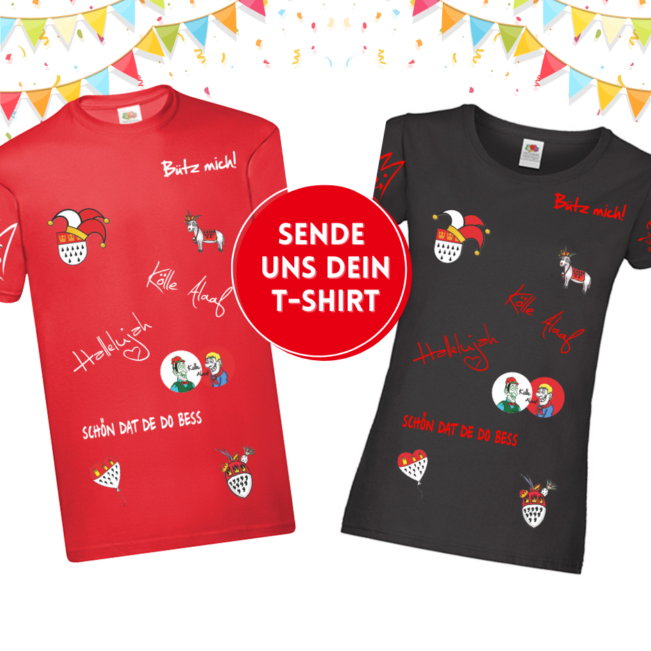 Sende uns Deine T-Shirt