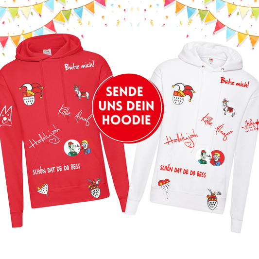 Sende uns Deinen Hoodie