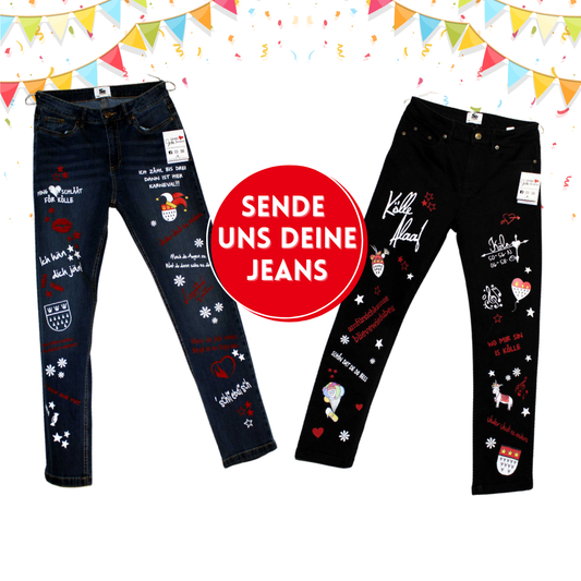 Sende uns Deine Jeans
