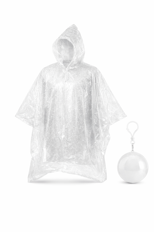 Notfall Karneval Poncho - Weiß