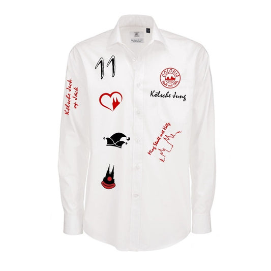 Karneval Hemd - Herren - mit wählbaren Kölle Motiven