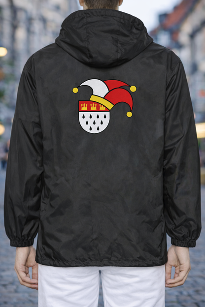 Karneval Regenjacke - Schwarz - Unisex - mit wählbaren Kölle Motiven