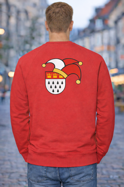 Karneval Sweatshirt - Rot - Herren -  mit wählbaren Kölle Motiven