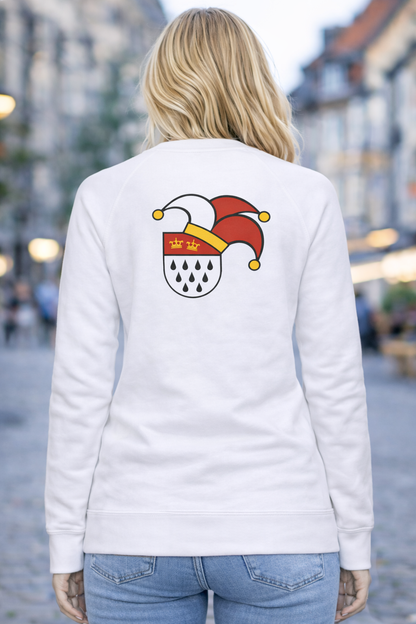 Karneval Sweatshirt - Weiß - Damen -  mit wählbaren Kölle Motiven